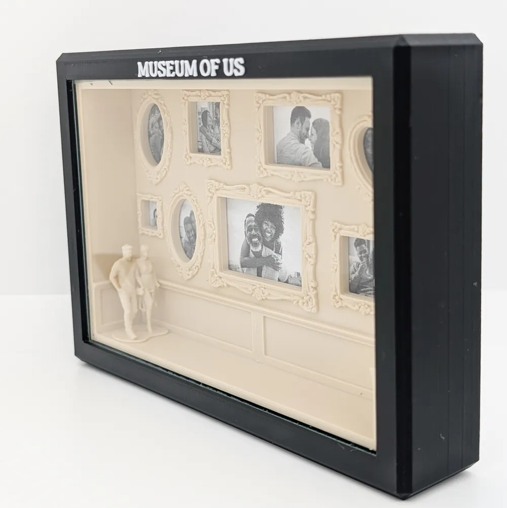 Museum of Us: 3D Printed Gallery Frame for 10x15cm