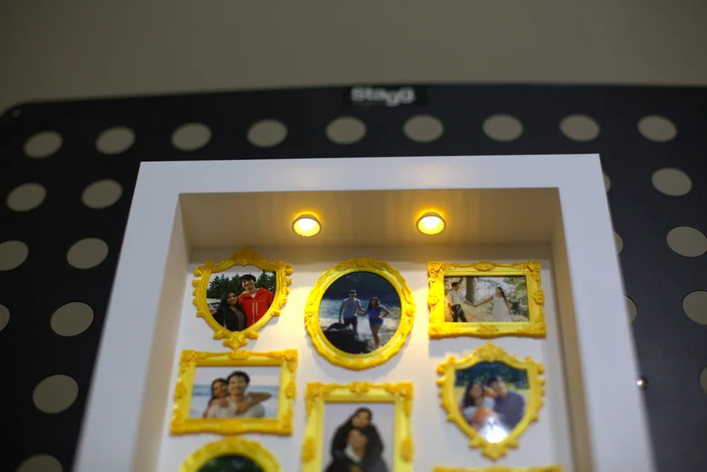 Mini Art Museum Photo Frame Display Box - Desktop Small Picture & Art Showcase