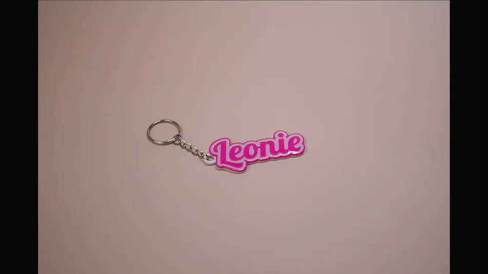 Custom Name Keychain - Personalized Engraved Keyring Gift